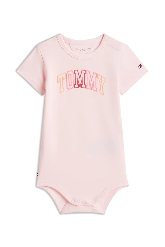 Tommy Hilfiger κορμάκι Βρέφος με βαμβάκι ροζ KN0KN02369.PPY2