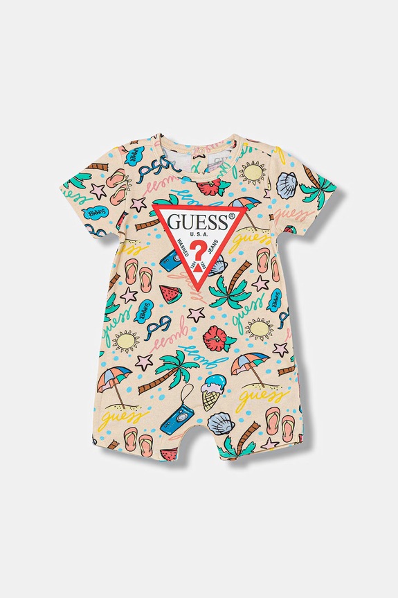 Dětské rampery Guess Kojenecký výrobek béžová H6GW00.K6YW1.PPY2.M