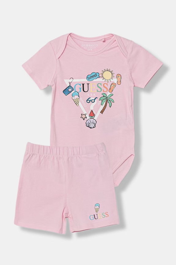 Guess Body pentru bebeluși roz H6GW08.K6YW1.PPY2.M