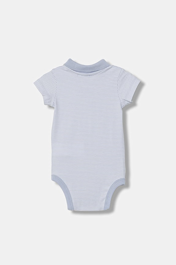 United Colors of Benetton body niemowlęce bawełniane z elastanem 32TDAB00W.W.Stagionale niebieski SS26