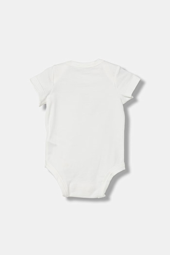 United Colors of Benetton body niemowlęce bawełniane z elastanem 2-pack 3WGGAB010.W.Stagionale biały