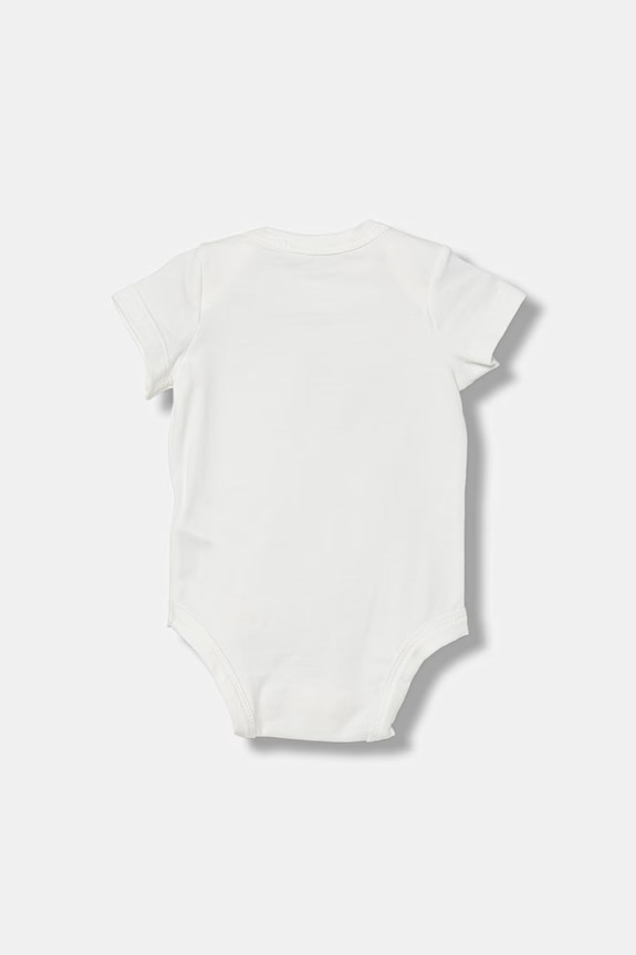 United Colors of Benetton body niemowlęce bawełniane z elastanem 2-pack 3WGGAB010.W.Stagionale biały
