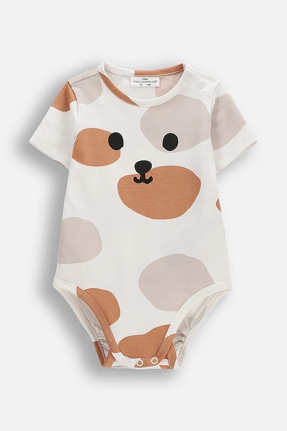 Coccodrillo body detské bavlnené béžová WC6112202HUN