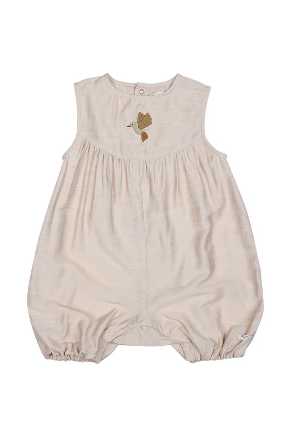 Donsje salopetă scurtă pentru copii Sabla Playsuit Hummingbird 3045301 bej SS26