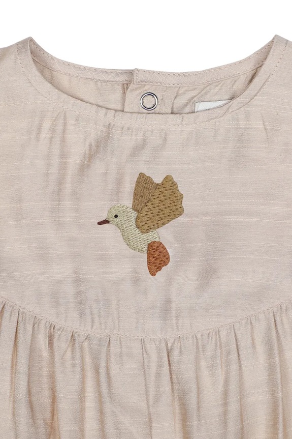 Donsje salopetă scurtă pentru copii Sabla Playsuit Hummingbird bej 3045301