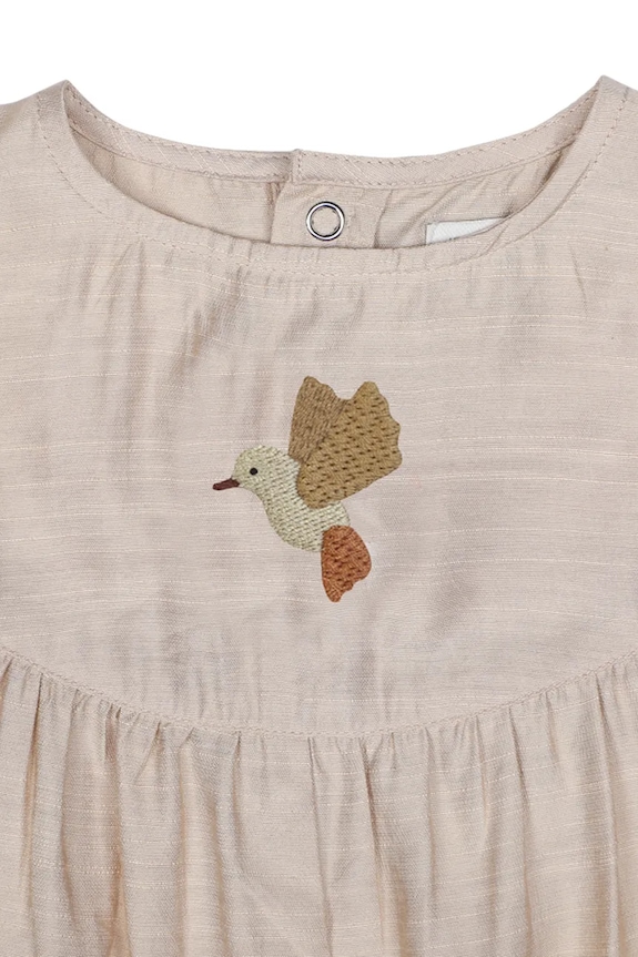 Donsje salopetă scurtă pentru copii Sabla Playsuit Hummingbird bej 3045301