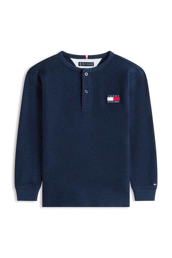 Tommy Hilfiger maglietta a maniche lunghe per bambini KB0KB10166.128.176.PPY2 blu navy SS26