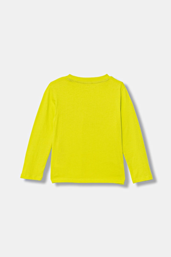 Guess longsleeve bawełniany dziecięcy N6RI01.K8HM4.PPY2 zielony SS26