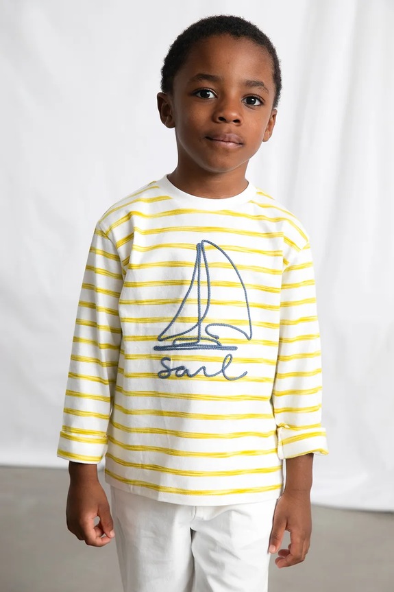 Mayoral gyerek pamut hosszú ujjú felső 3083.5A.Mini.PPY2 fehér