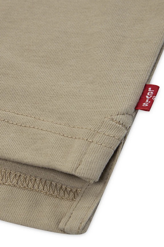 Dječja majica dugih rukava Levi's TIMELESS RUGBY POLO bež 8EP601
