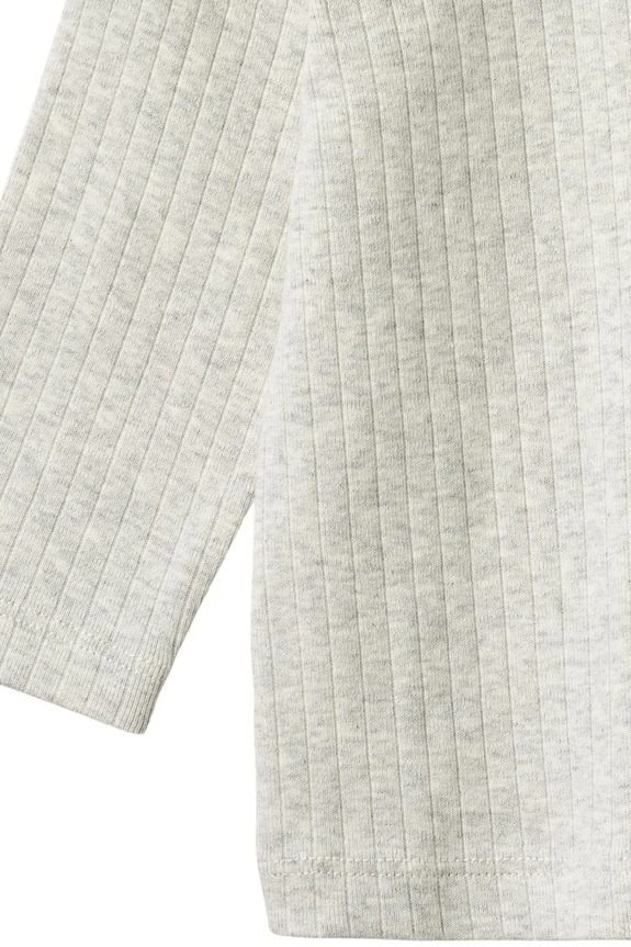 Băieți Wheat longsleeve din bumbac pentru bebeluși 6181.020.GOTS gri