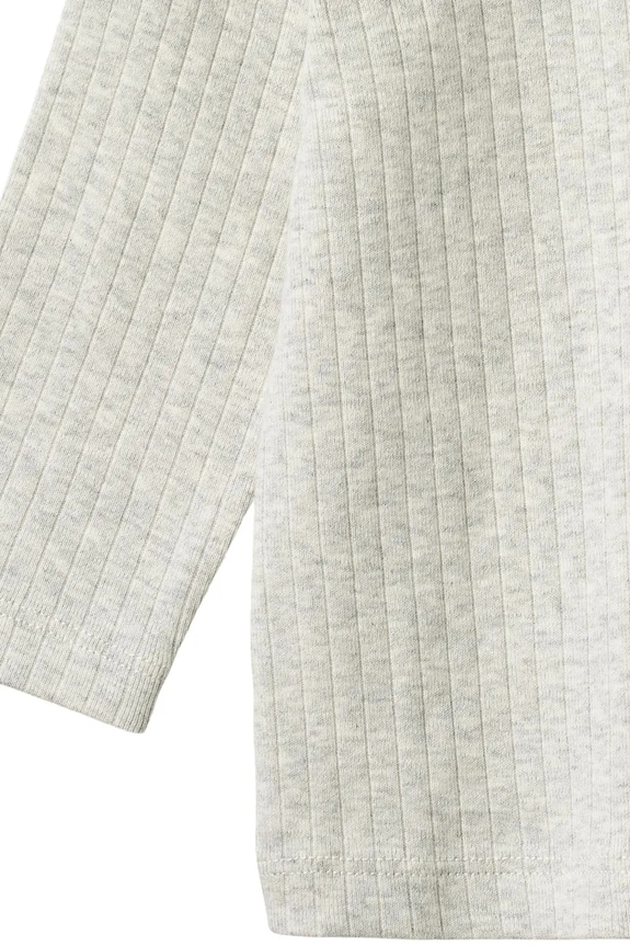 Băieți Wheat longsleeve din bumbac pentru bebeluși 6181.020.GOTS gri