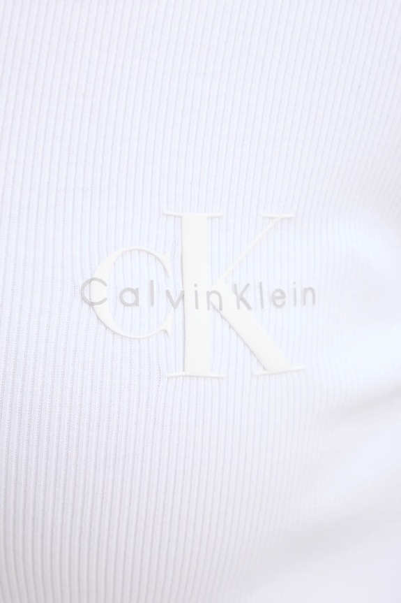 Μακρυμάνικο Calvin Klein Jeans LV047E201G λευκό