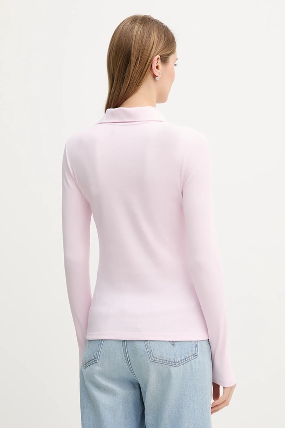 Odzież Calvin Klein Jeans longsleeve LV047E203G różowy