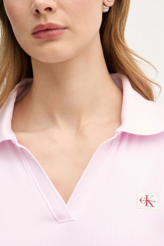 Calvin Klein Jeans longsleeve LV047E203G różowy