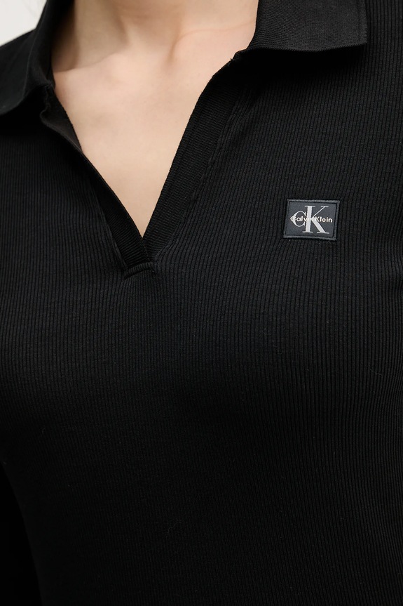 Calvin Klein Jeans longsleeve LV047E203G czarny