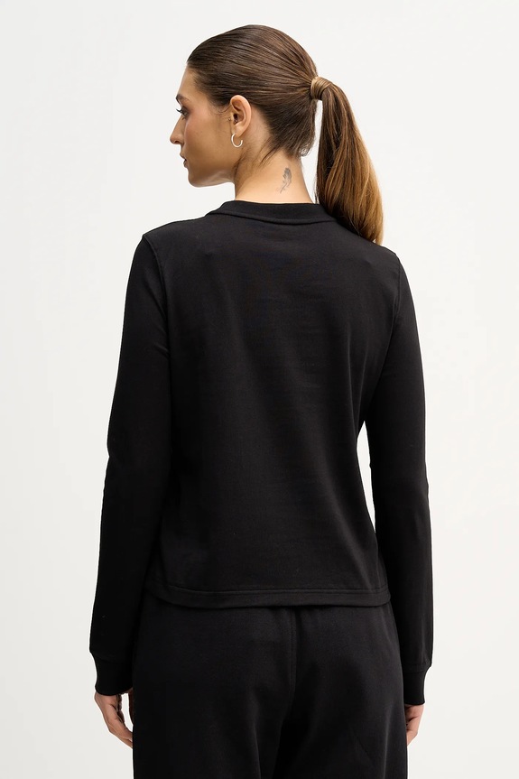 Odjeća Pamučna majica dugih rukava Calvin Klein Jeans LV047E820G crna