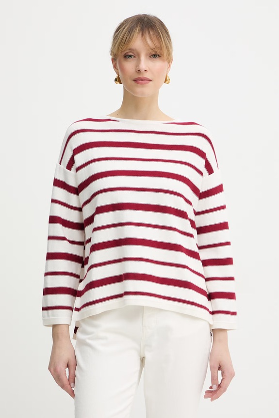 MM by Max Mara sweter LOCUSTA pozostałe bordowy 2616361127600