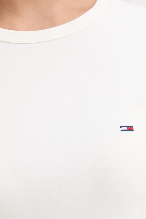 Tommy Jeans hosszú ujjú DW0DW19994 bézs