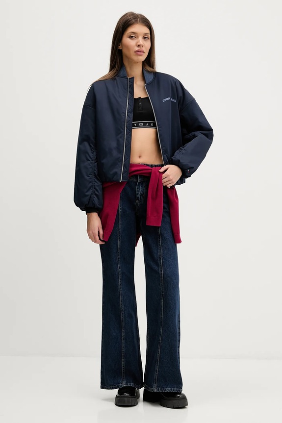 Μακρυμάνικο Tommy Jeans DW0DW22538 μαύρο SS26