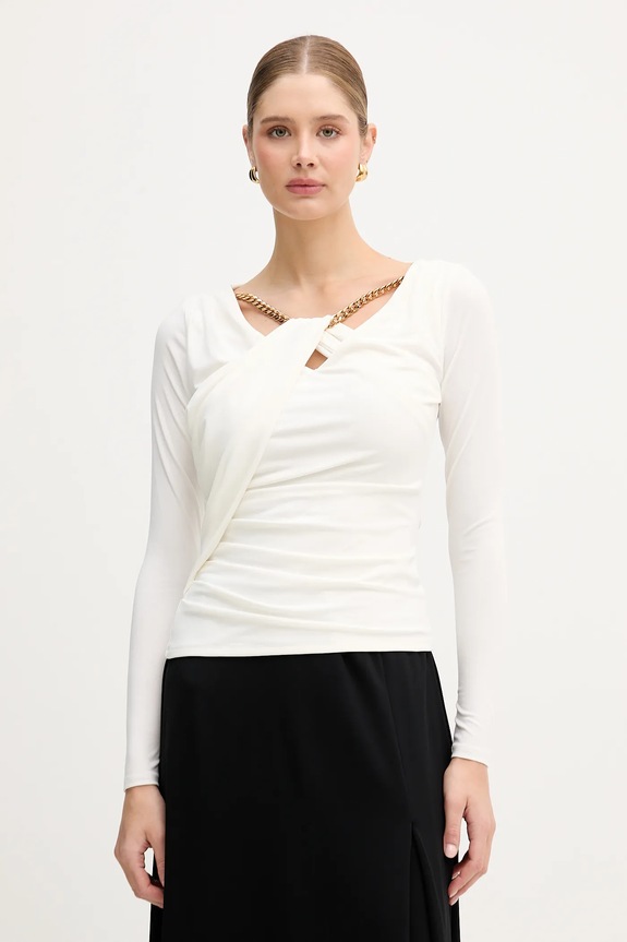 Marciano by Guess bluză CARLI uni bej 6RGP06.6257A