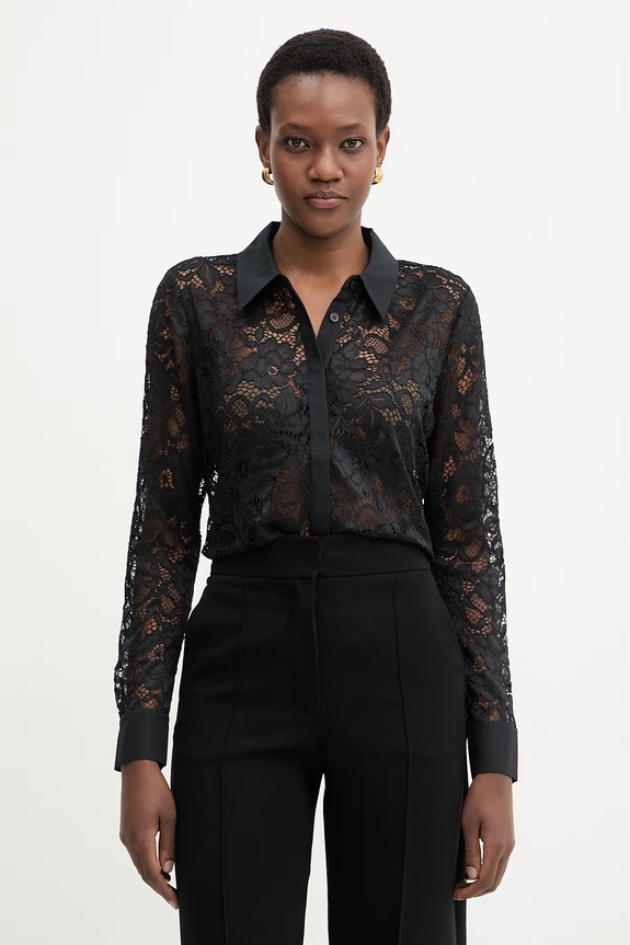 Marciano by Guess srajca ženska čipkasta FAITH črna G6GH32.K3942