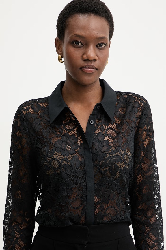 Marciano by Guess srajca ženska čipkasta FAITH črna G6GH32.K3942
