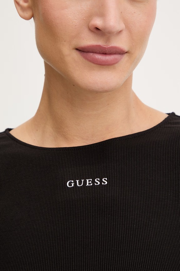 Μακρυμάνικο Guess NAT V6RP08.KD932 μαύρο