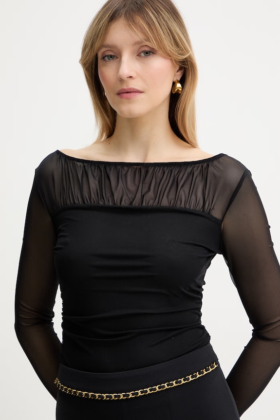 Blúzka Guess KADELYN čierna W6RP04.KBAH2
