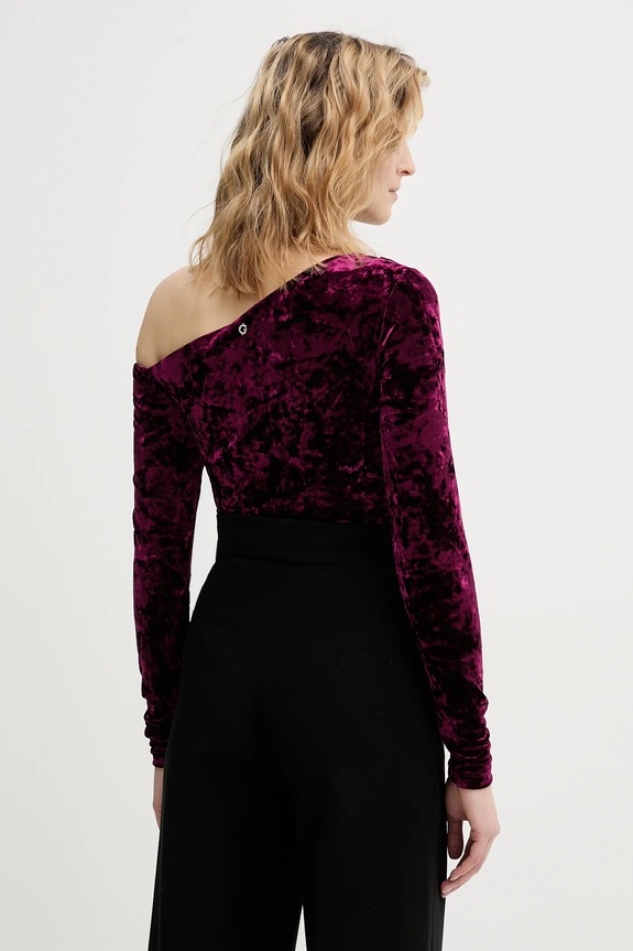 Oblačila Velur body Guess W6PP70.KJ170 bordo