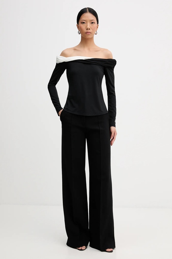 Karl Lagerfeld camicetta B1W17009 nero SS26