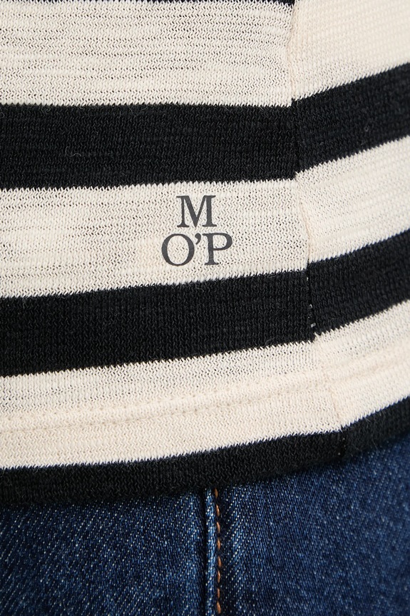 Βαμβακερή μπλούζα με μακριά μανίκια Marc O'Polo 600219652597