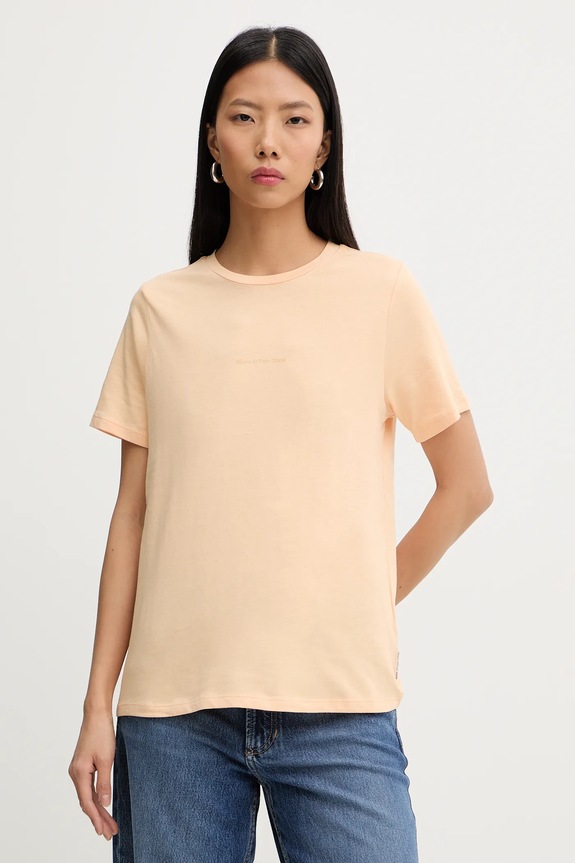 Marc O'Polo tricou basic de damă din bumbac print portocaliu 5000009290