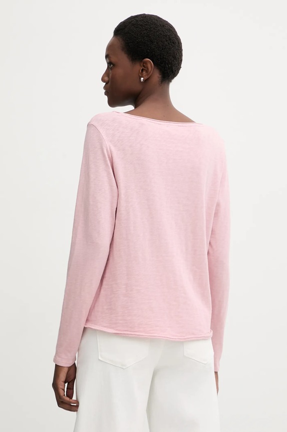 Odzież Marc O'Polo longsleeve bawełniany 5000009292 różowy