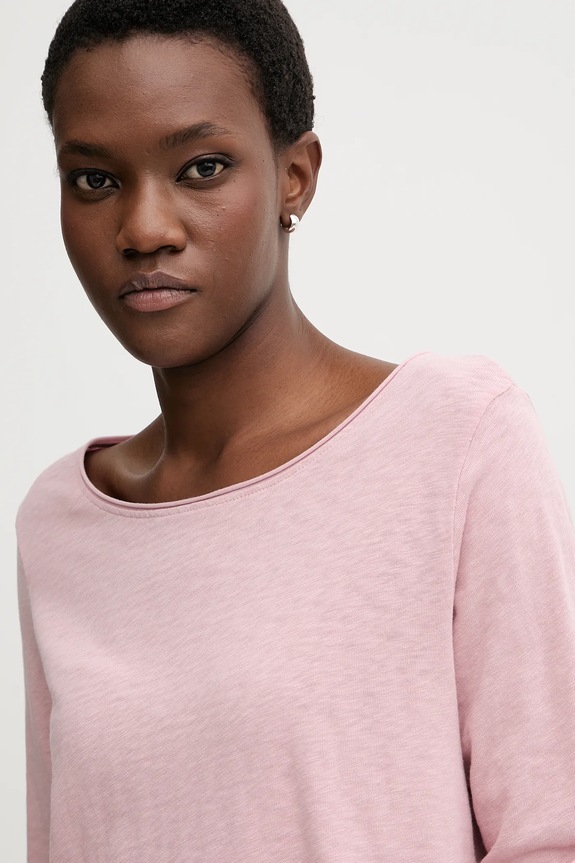 Marc O'Polo longsleeve bawełniany różowy 5000009292