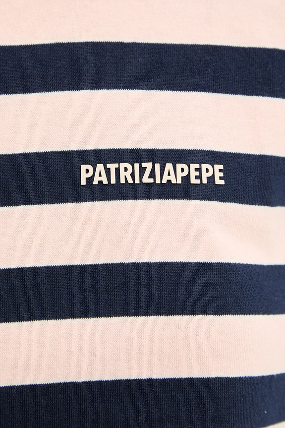 Patrizia Pepe longsleeve din bumbac 8M1823.J194 bleumarin