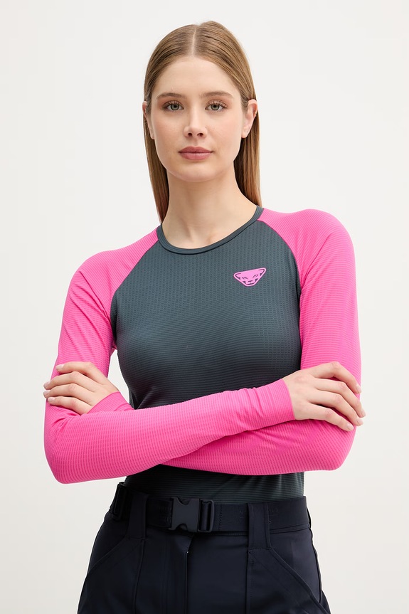 Dynafit longsleeve sportowy damski ULTRA różowy 08.0000072023