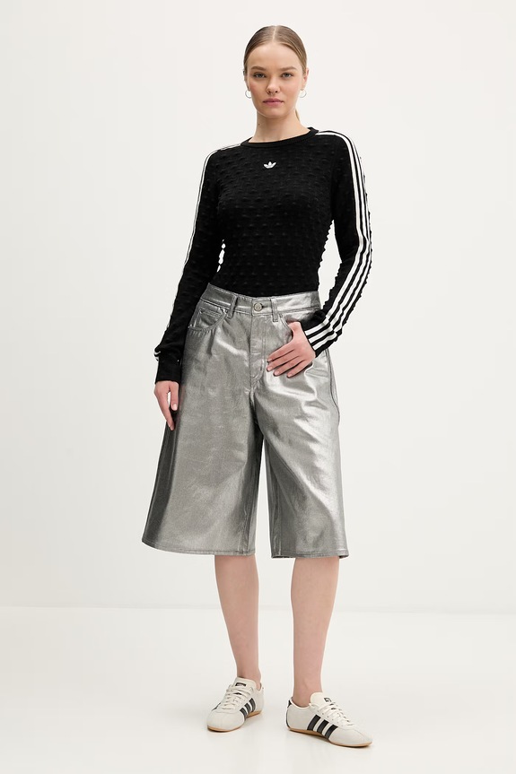 adidas Originals πουλόβερ γυναικείο με μαλλί KS6460. μαύρο SS26