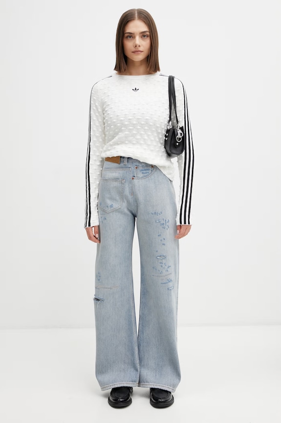adidas Originals sweater with wool blend Women's KS6461. beige