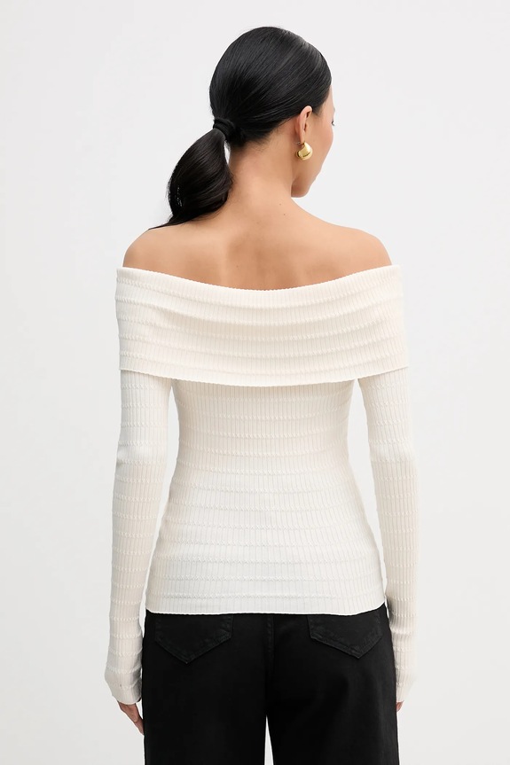 Odzież Marella longsleeve AQUILA 2613361091200 beżowy