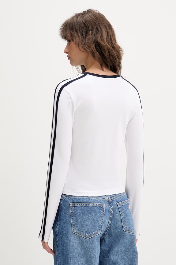 Ρούχα Μακρυμάνικο Guess Jeans W6RI17.J1314 λευκό