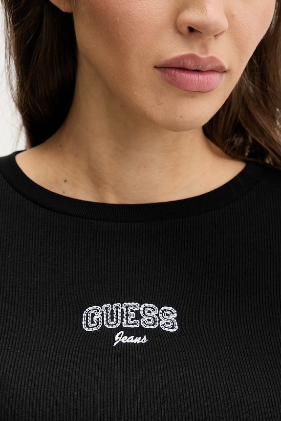 Guess Jeans longsleeve W6RP22.KA0H1 czarny