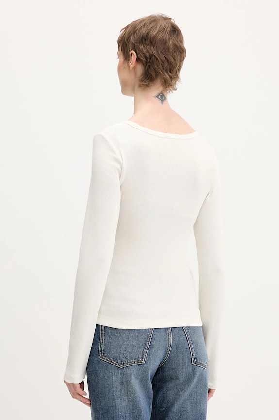 Odzież Guess Jeans longsleeve W6RP24.KA0H1 beżowy