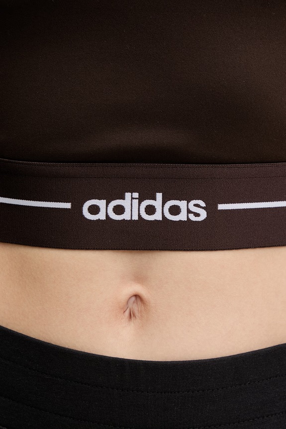 adidas Performance hosszú ujjú edzős pulóver női KR0373 barna