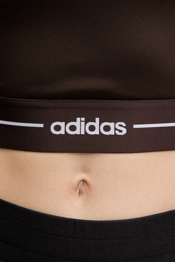 adidas Performance hosszú ujjú edzős pulóver női KR0373 barna