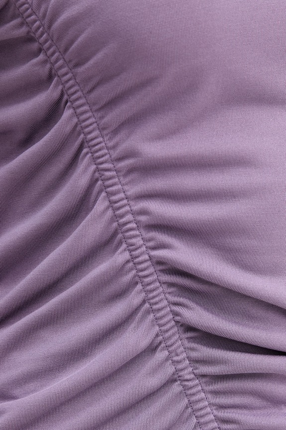 Sisley longsleeve damski 3YFAL108Q fioletowy