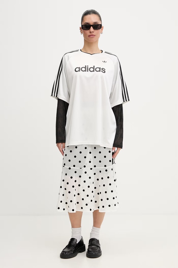 adidas Originals tričko s dlhým rukávom dámske KC8140 biela SS26