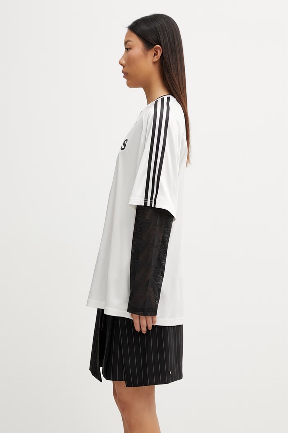 adidas Originals bluză cu mânecă lungă pentru femei KC8140 alb SS26