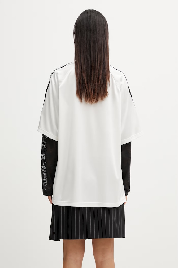 Îmbrăcăminte adidas Originals bluză cu mânecă lungă pentru femei KC8140 alb