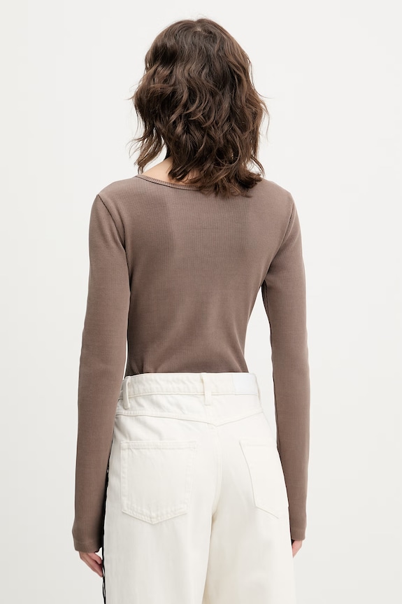 Oblečenie adidas Originals body dámske s bavlnou KE1122 béžová